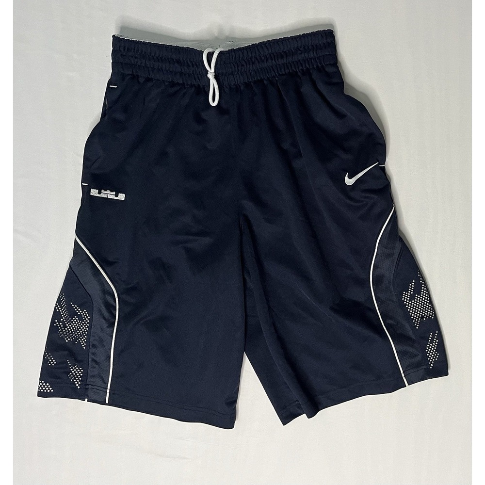 Nike LeBron James Basketball Shorts Men's Size Medium Blue Athletic 426980-475